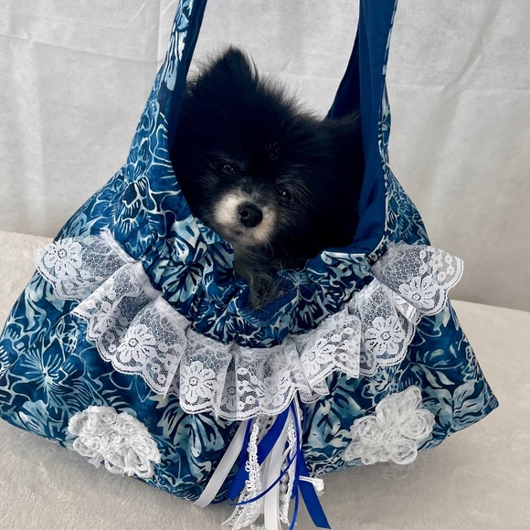 DESIGNER "FURBABY" TOTE CARRIER (NWOT) HANDMADE - Picture 1 of 14